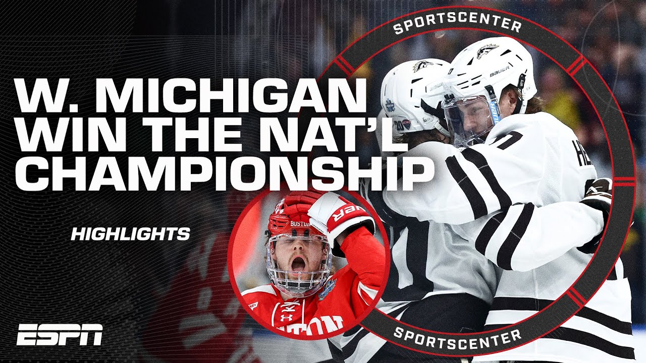 Western Michigan beats Boston University to become NCAA Champions | SportsCenter