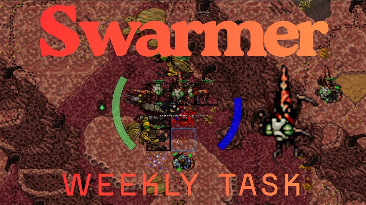 Tibia Swarmer Crawler Gray Island Weekly Task Bestiary #tibia #tibia2026 #tibiaglobal #weeklytask