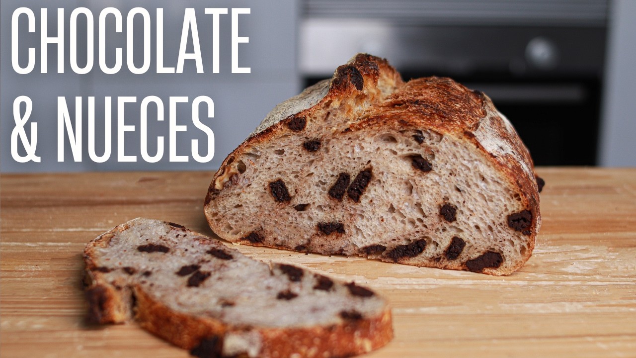 Pan de Chocolate con Nueces |100% masa madre|