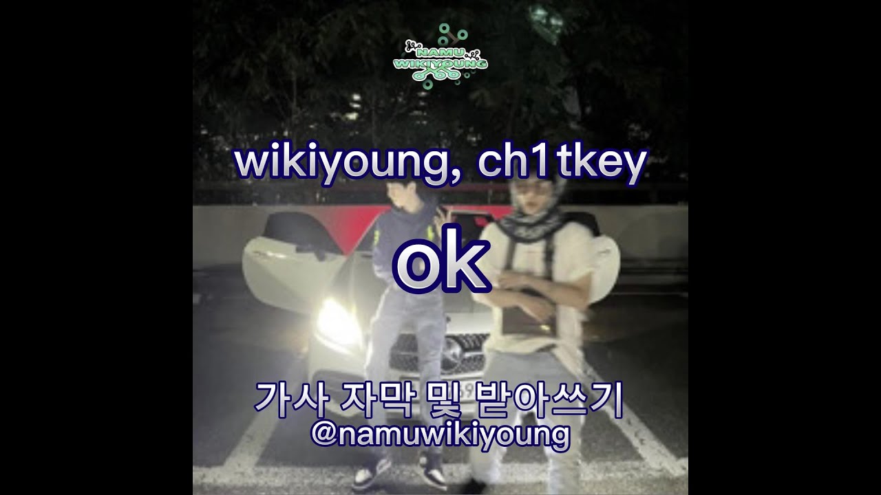 wikiyoung - ok (feat. ch1tkey) (가사/자막 / 위키영, 치트키)