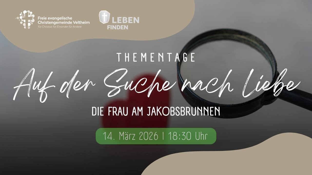 Leben finden | Eduard Reimer | 14.03.2026 | Christengemeinde Veltheim