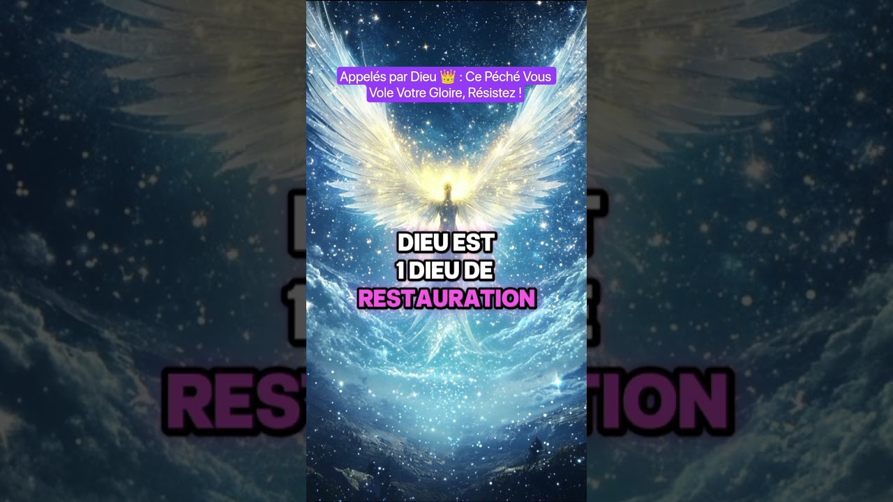 Appel&eacute;s par Dieu 👑 : Ce P&eacute;ch&eacute; Vous Vole Votre Gloire, R&eacute;sistez ! #Short #spiritualit&eacute; #&eacute;lusdedieu