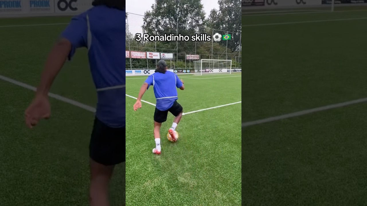 3 Ronaldinho skills⚽️🇧🇷