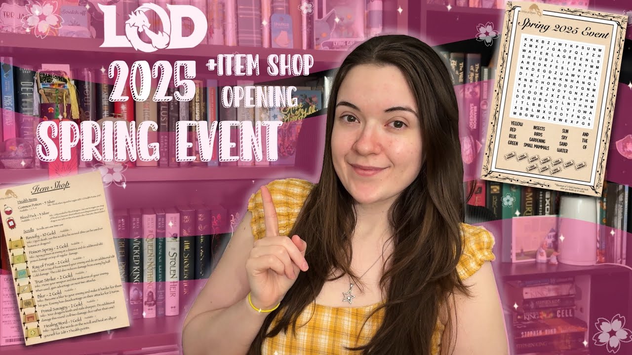 2025 Spring Event & Shop Opening 🌸 | The Library of Dragons Readathon