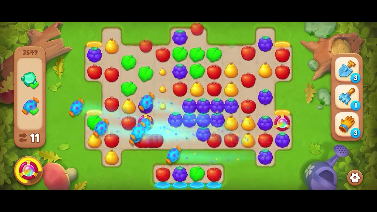3548-3552 level of Gardenscapes 