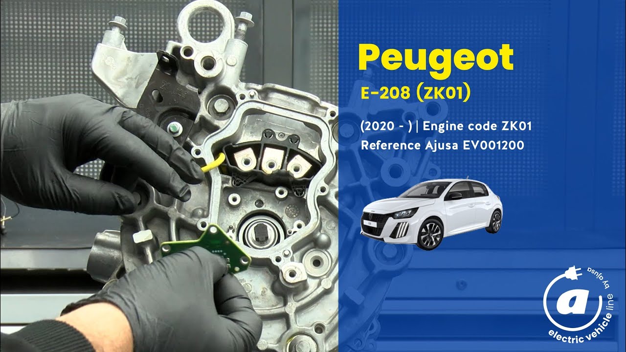 PEUGEOT E-208 ZK01 | 🔋 Тщательный процесс работы с электродвигателем #электродвигатель