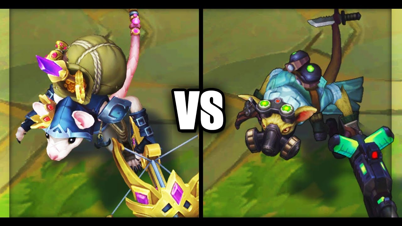 Twitch Shadowfoot vs Omega Squad Twitch Epic Skins Comparison (League of Legends)