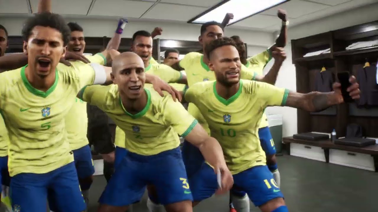 Brazil 🇧🇷 vs France 🇫🇷 ll Brazil 🐸Winning celebration Dressing Room ll