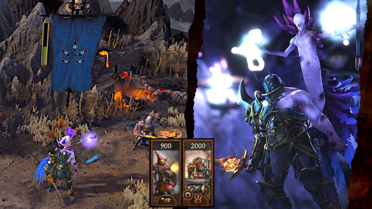 Vilitch Tzeentch and Chaos Dwarf allies  | Total War : Warhammer 3 v5.2.4