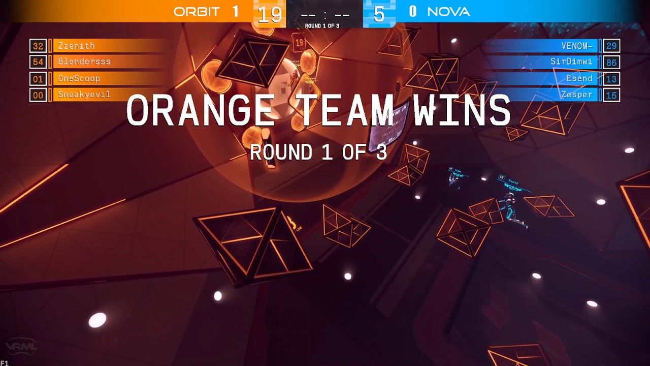 Echo Arena - Orbit vs NOVA - Season 1 Week 2 - VRML