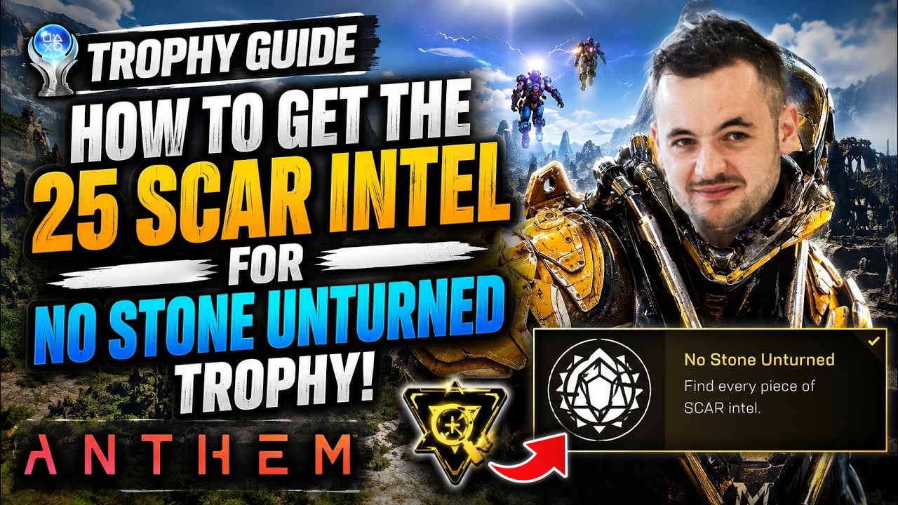 Anthem - How To Get The 25 Scar Intel For No Stone Unturned Trophy/Achievement.!