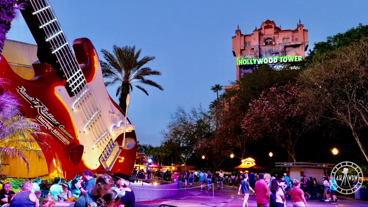 Disney's Hollywood Studios 2022 Evening Experience w/ Rides in 4K | Walt Disney World March 2022