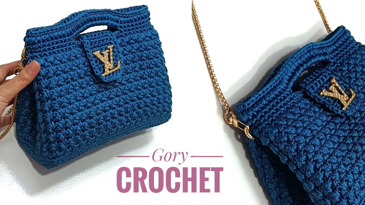 كروشيه شنطه موديل مميز وأنيق سهل وبسيط bag crochet
