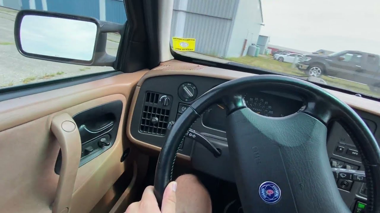 1995 Saab 9000 CS - Drive around & Dash