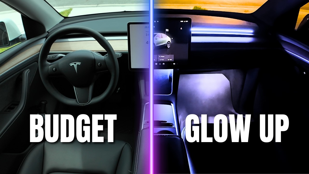 Как легко добавить подсветку салона в Tesla Model Y