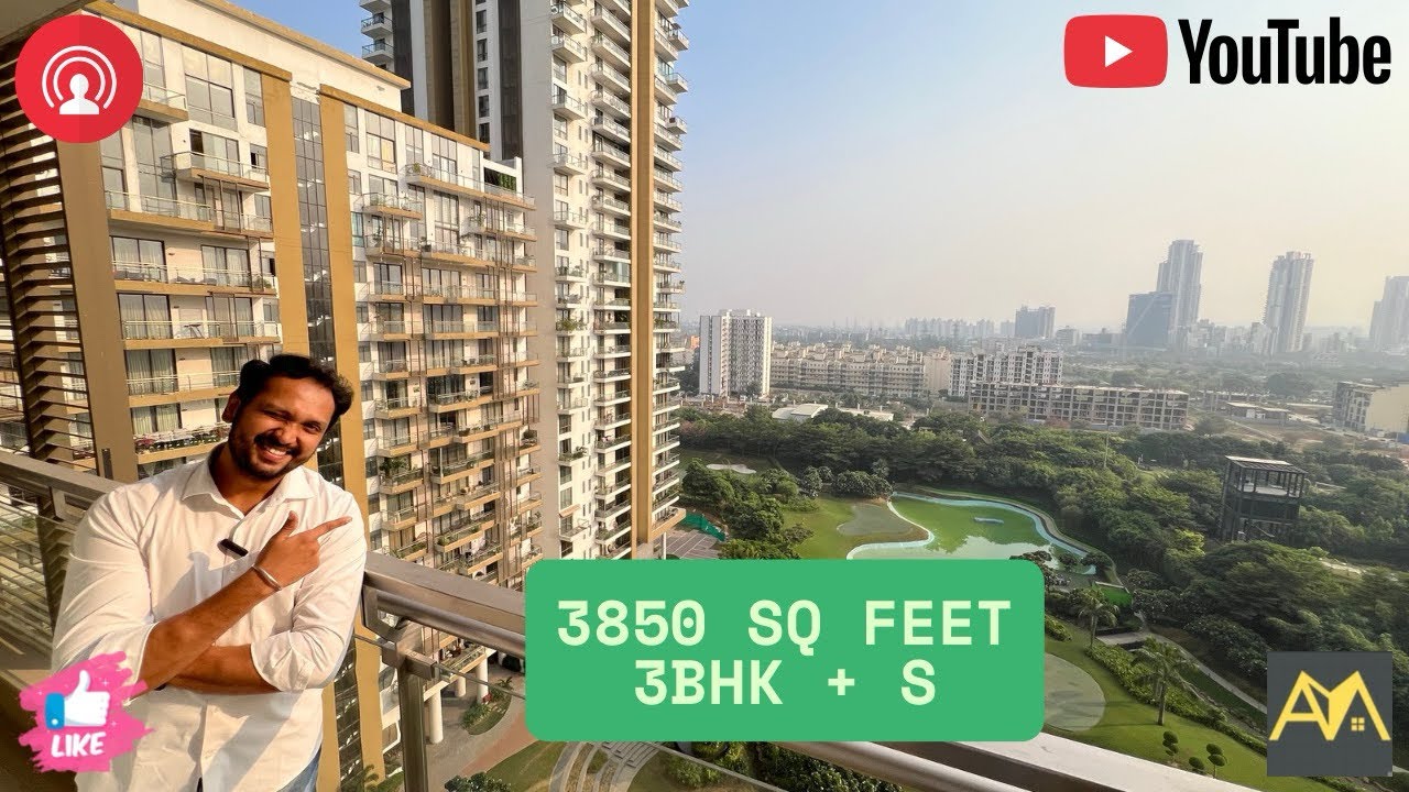 Luxury Apartment For Sale in Gurgaon Sector 65, M3M Golf Estate | 3850 SF 3BHK + S | 9310028616