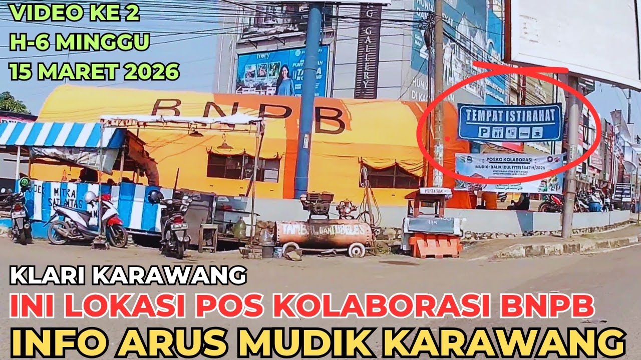 Wadidauw.. Pos Kolaborasi BNPB‼️ Update Info Mudik Lebaran 2016 Pantura Klari Karawang 