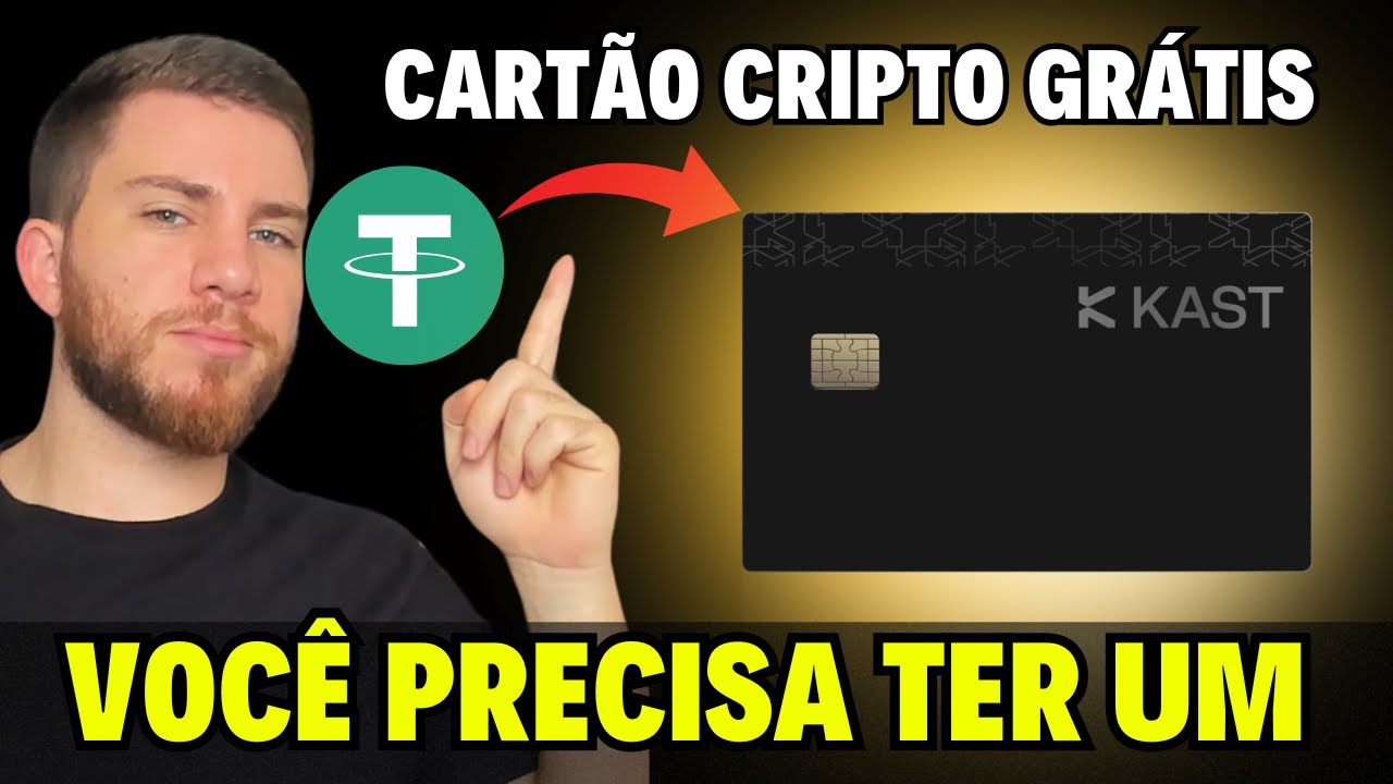 Como Usar cart&atilde;o Cripto Kast - Pague em USDT e Ganhe Airdrop