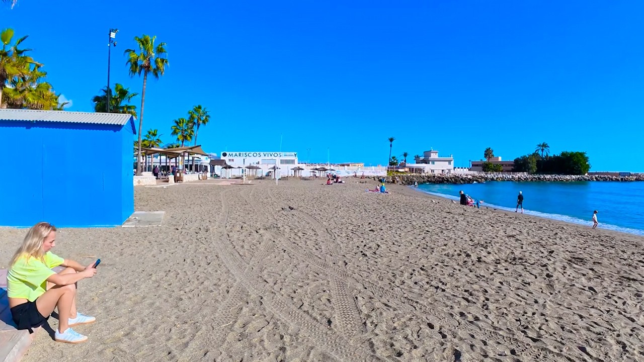 Fuengirola Spain Serene Spot Malaga Costa del Sol Walking Tour | January 2, 2025