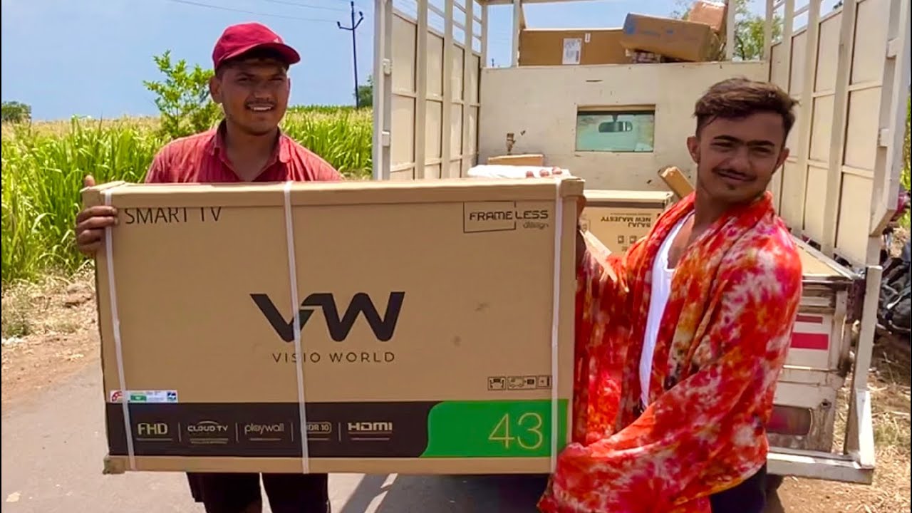Best 43 inch Smart Tv Unboxing- VW 43 inch Smart Tv Unboxing and Review