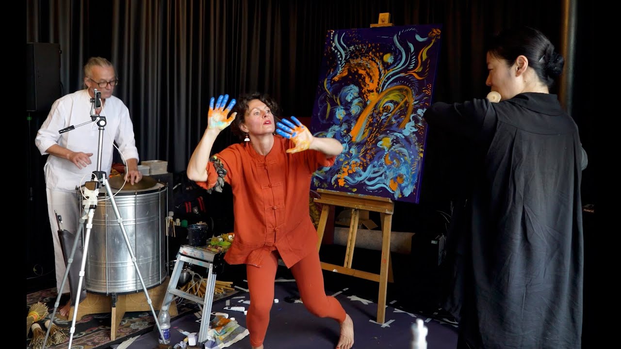 Sole Riot - Live Painting & Music performance w Gwendolyn Kassenaar, Hyelim Kim & Maurizio Ravalico