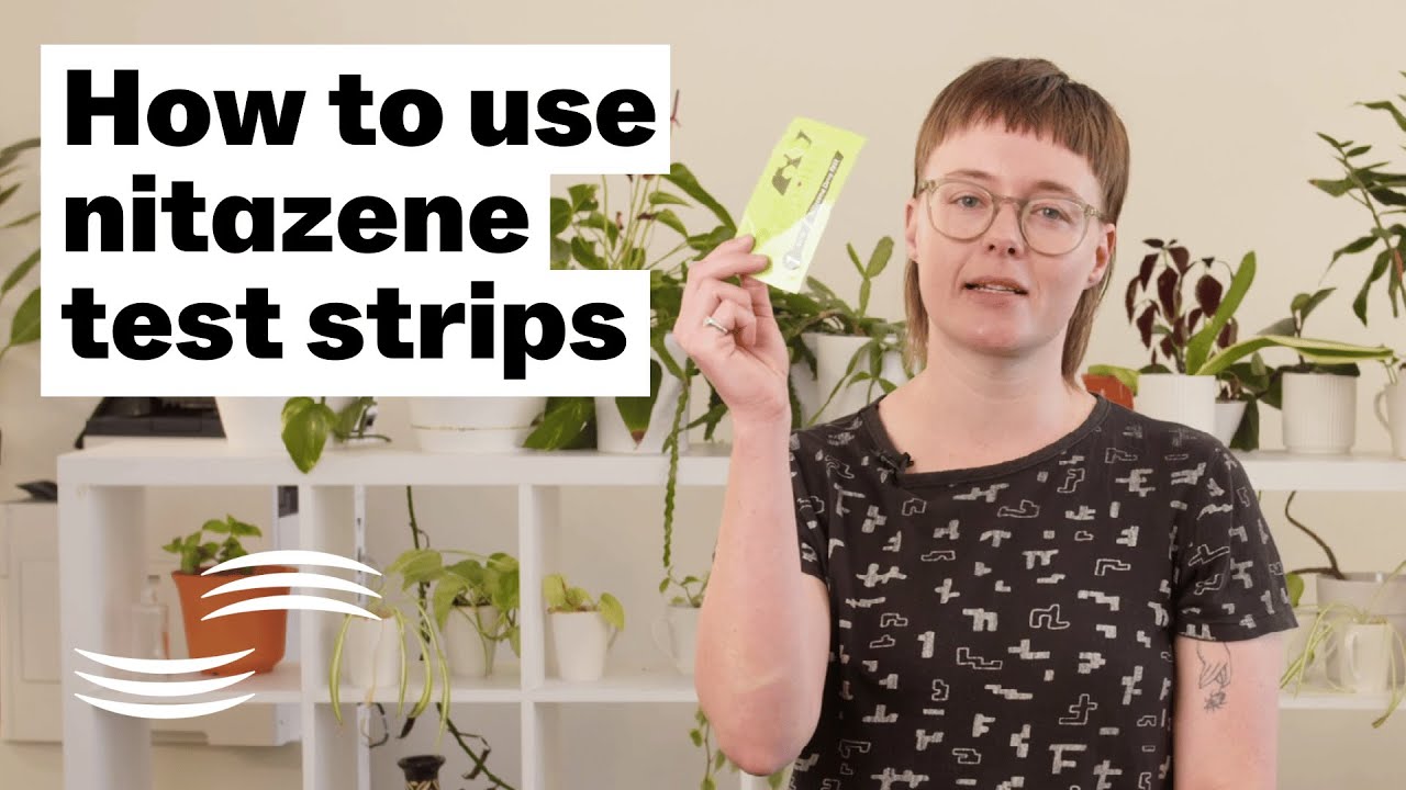 How to use nitazene test strips