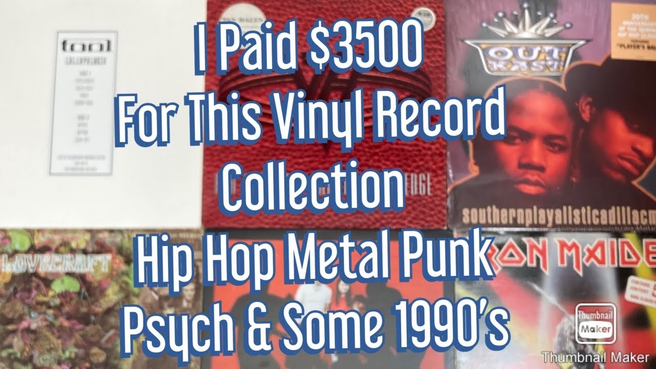 I Paid $3500 for this Vinyl Record Collection Hip Hop, 1990’s, Heavy Metal, Punk, Psych, Reggae