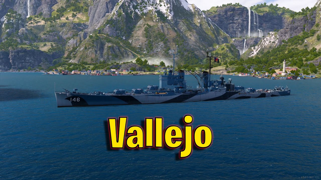 Meet The Vallejo! Tier 8 American Cruiser in World of Warships Legends