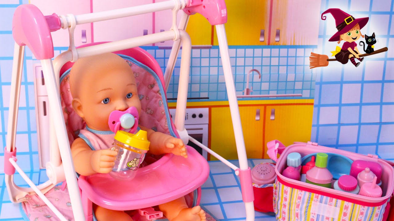 BEBE COME PAPILLA 🐣  Le doy de comer a mi BEBE 🍼