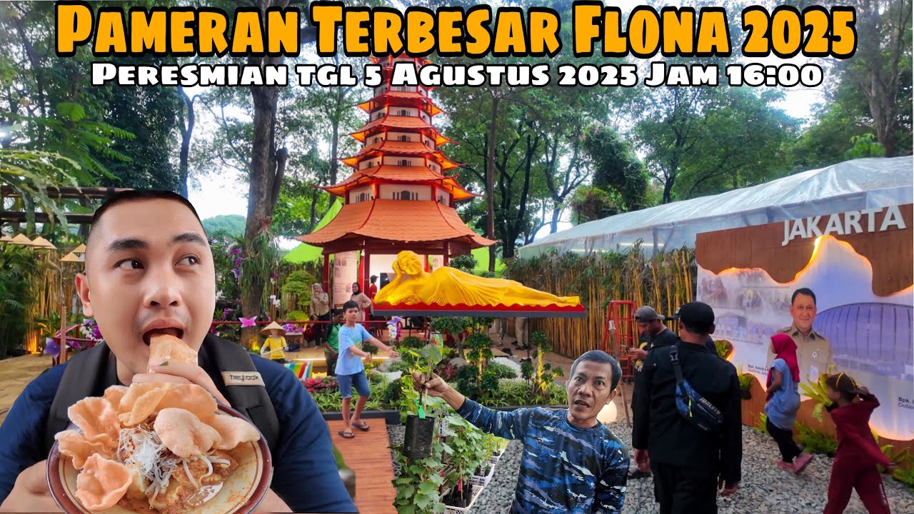 Pemeran Flora dan Fauna Terbesar di Jakarta || Flona 2025 Lapangan Banteng || Kuliner Jakarta Pusat