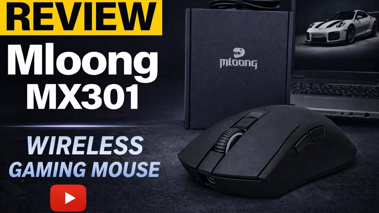 The Best Budget Wireless Gaming Mouse || Mloong MX301