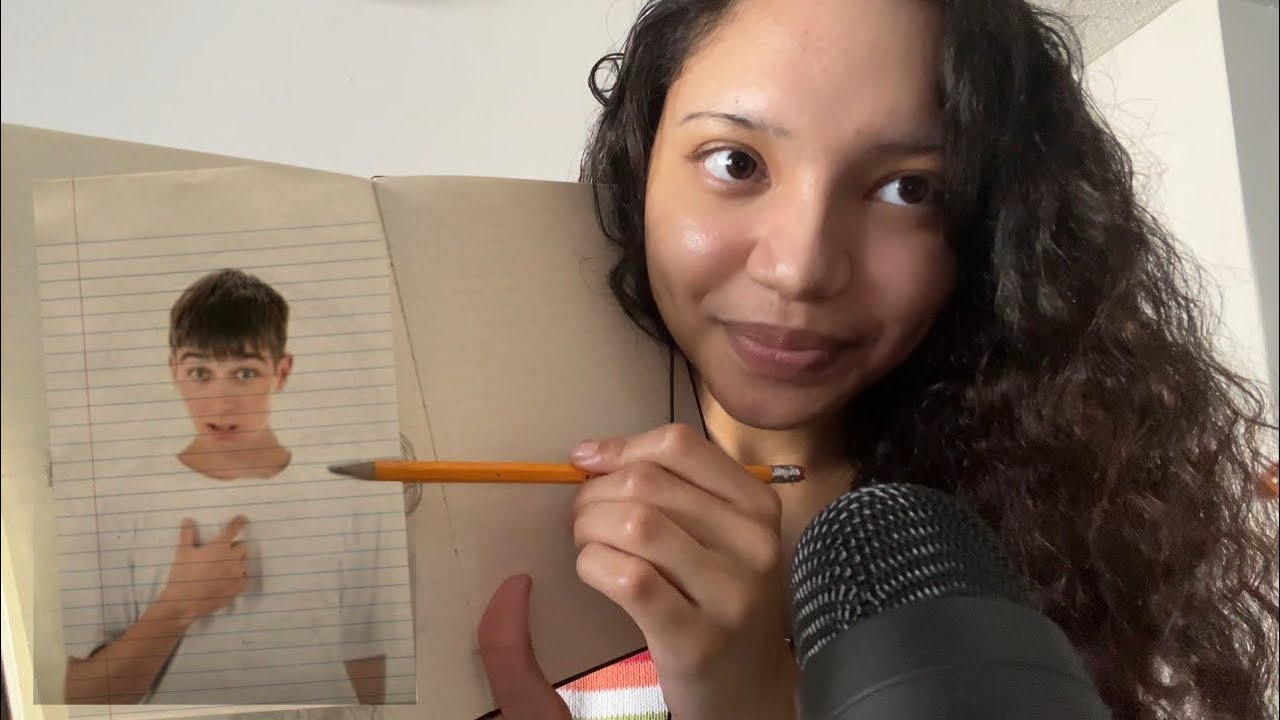 Mean girl draws you asmr