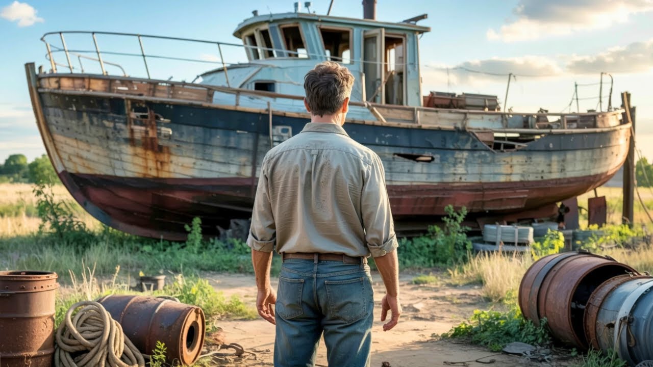 Poor Single Father Mocked For Inheriting Rotting Boat... Until the $111M Secret Was Uncovered