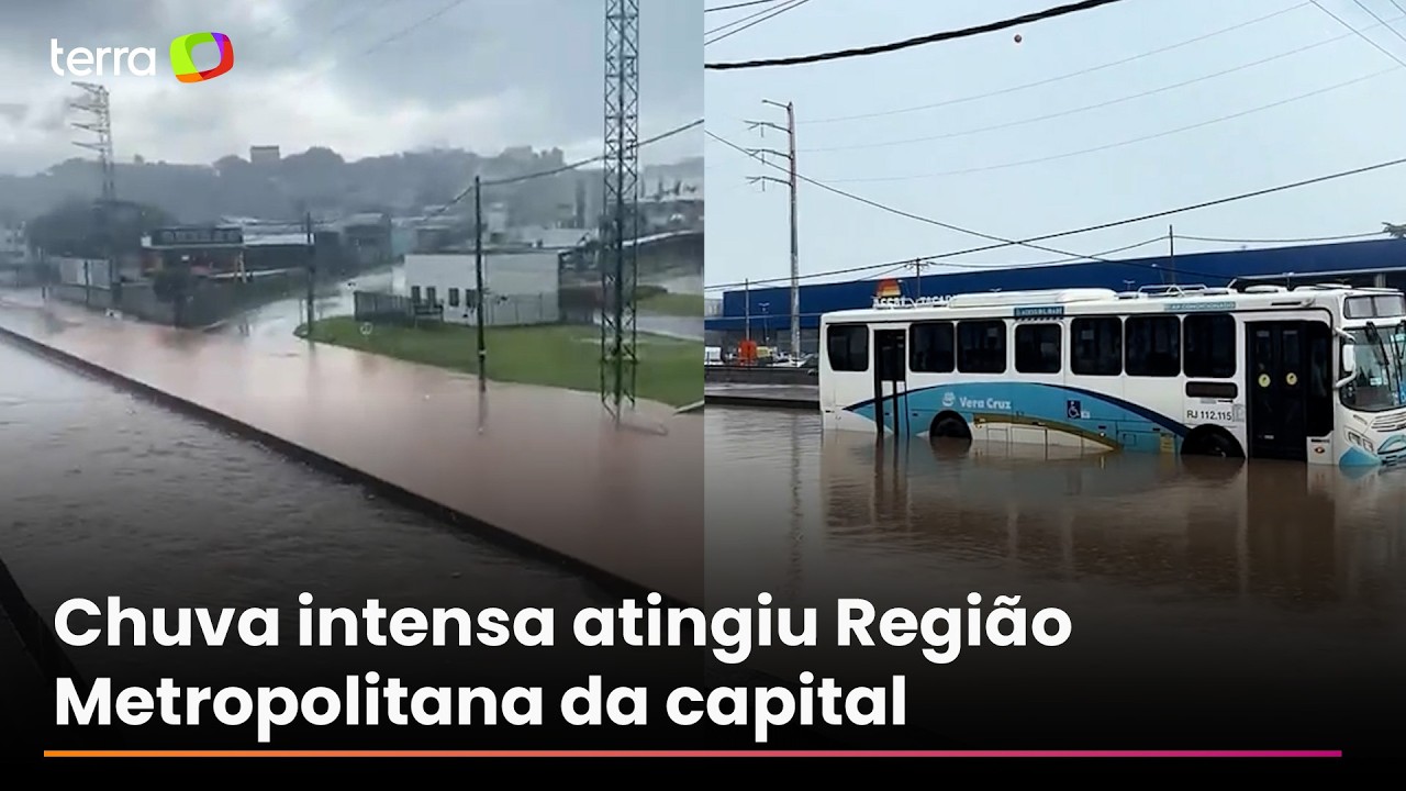 Temporal no Rio alaga ruas e fecha Dutra