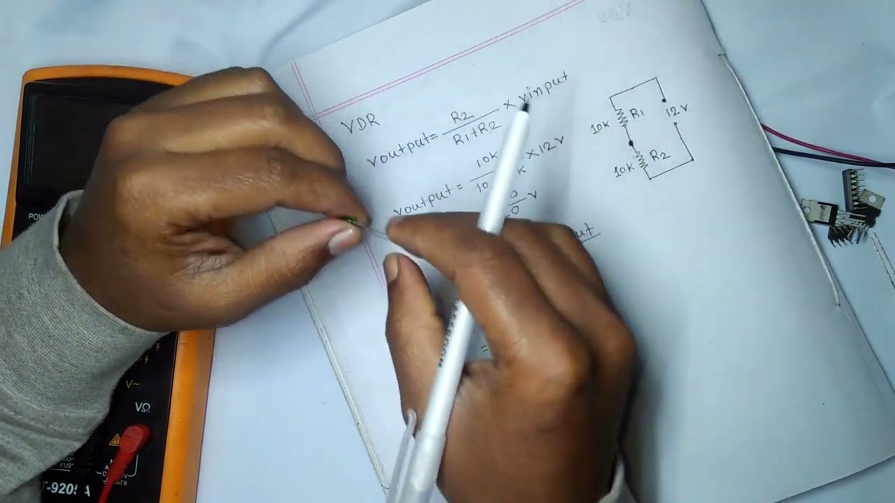 [VDR] Voltage Divider Rule in Practical Use.