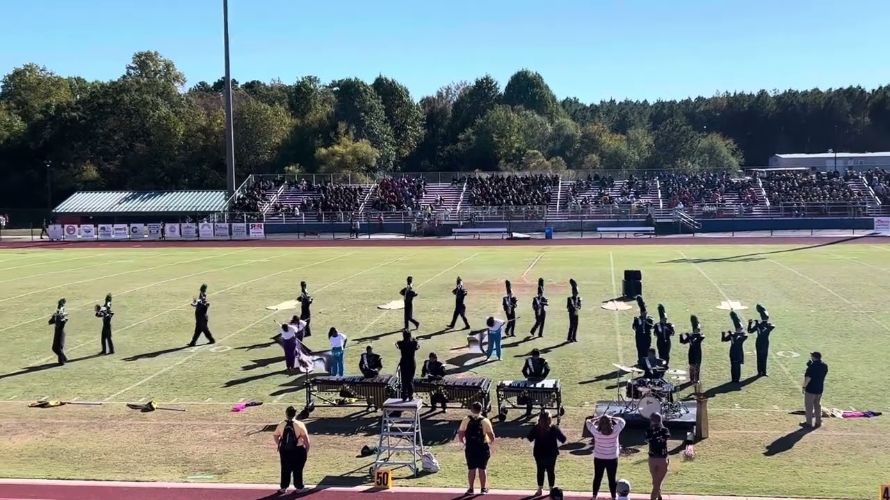 Berea High School - The Green Machine Marching Band at the SC Upper State Band Championship