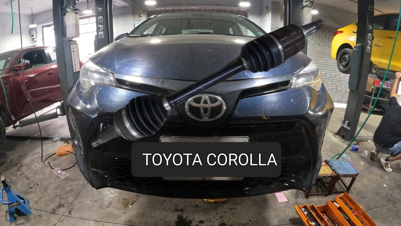 drive shaft ( CV axle ) replacement .. toyota corolla 2018 ... 2009 -2018 