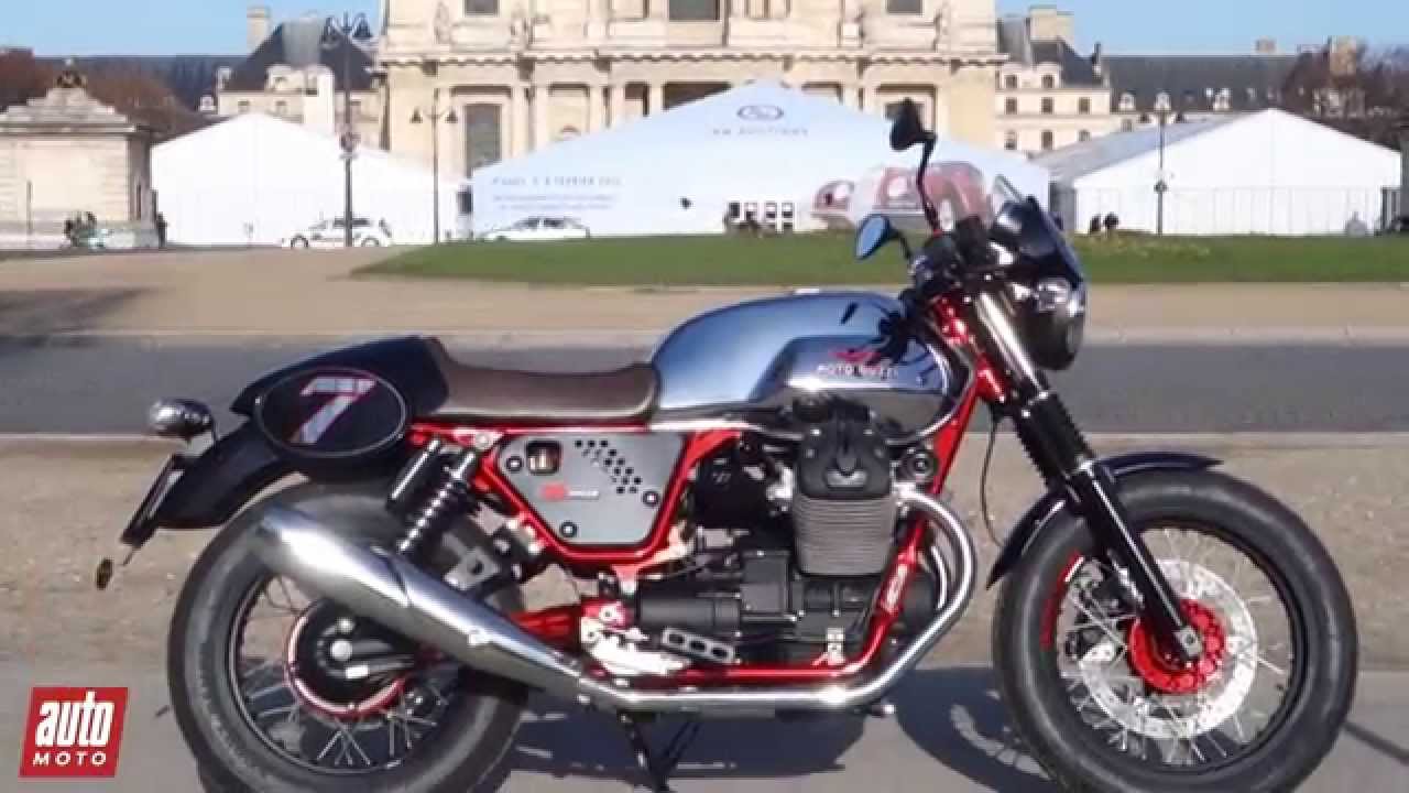 Moto Guzzi V7 II RACER (2014) Essai AutoMoto