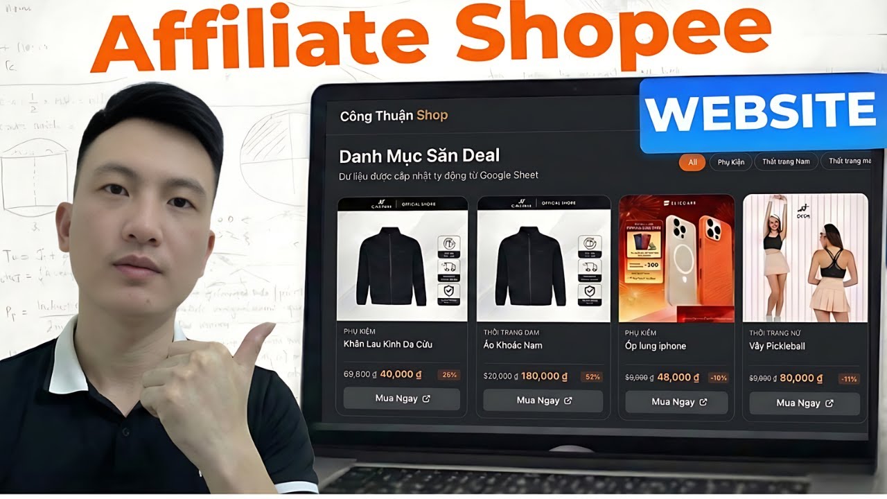 CÁCH TẠO WEBSITE Trưng Bày Sản Phẩm Affiliate Shopee Bằng AI VIBE CODING ( Từng Bước - Miễn Phí )