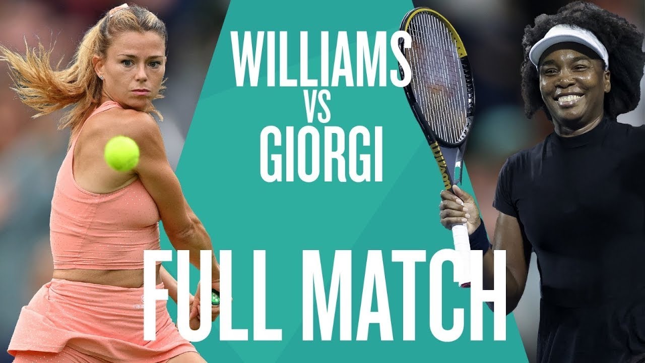 Venus Williams vs Camilla Giorgi | One of Venus’ Last Battles (Birmingham 2023) – FULL MATCH