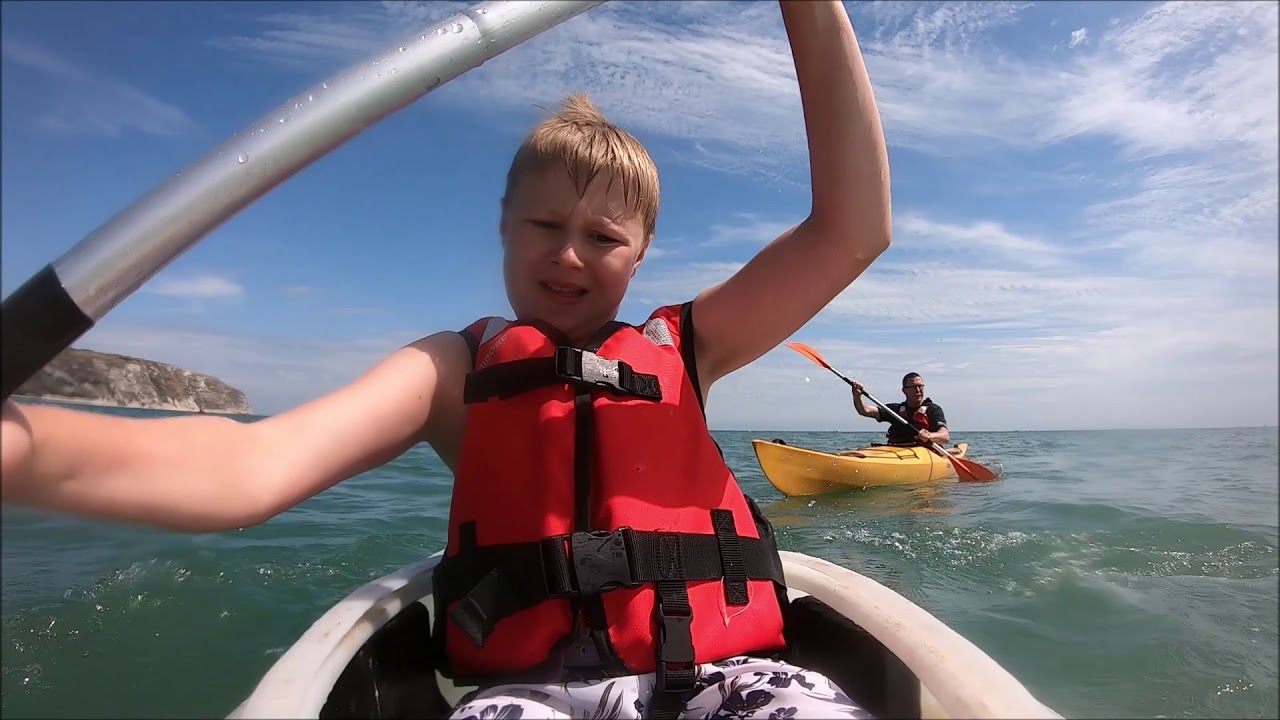 Kayaking Fun in Swanage - Capsize Practice