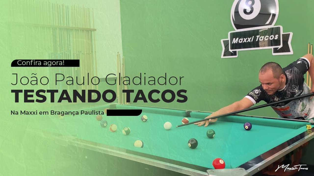 João Paulo Gladiador Visita a Maxxi e Testa Tacos De Sinuca
