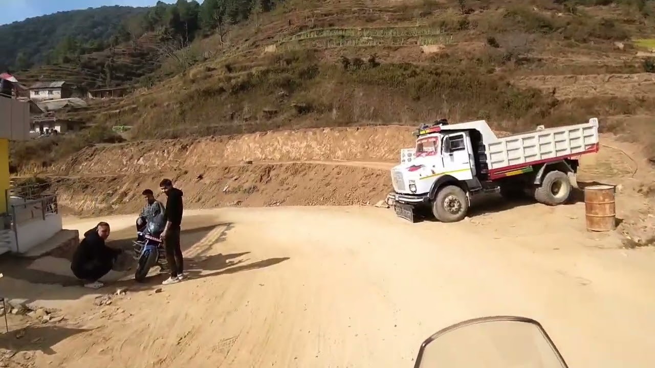 Crossed 2000m Deurali Hill Pass Road | The Boundary Of Kathmandu & Makawanpur District Seenic Route