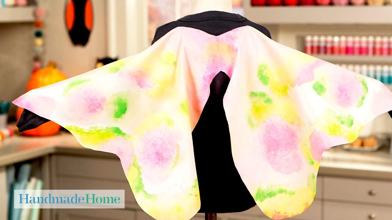Hand-Painted Butterfly Wing Halloween Costume - Handmade Home - Martha Stewart