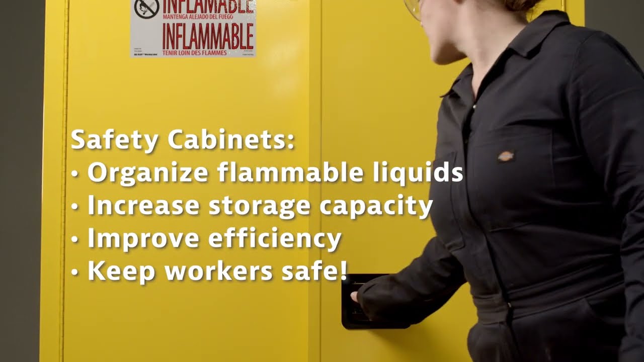 Justrite Flammable Safety Cabinets Product Overview