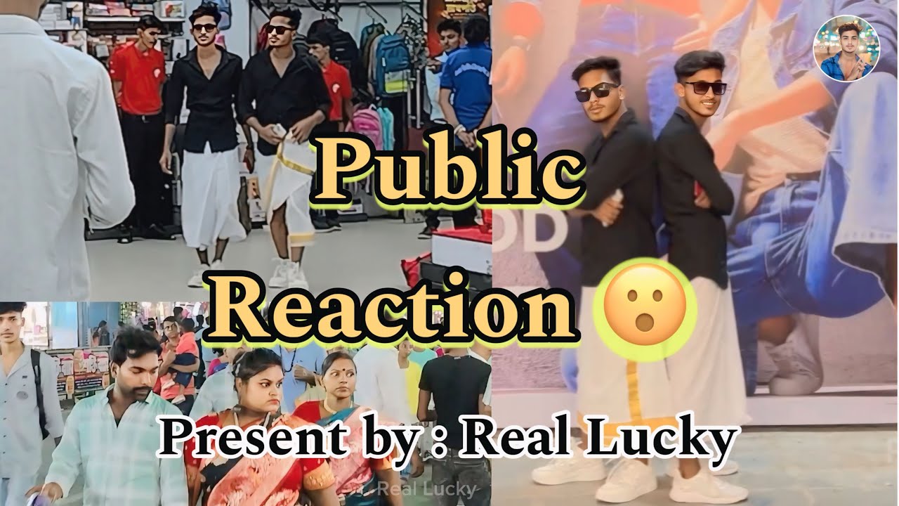 Public Reaction 😮 ll South Indian Look 🔥