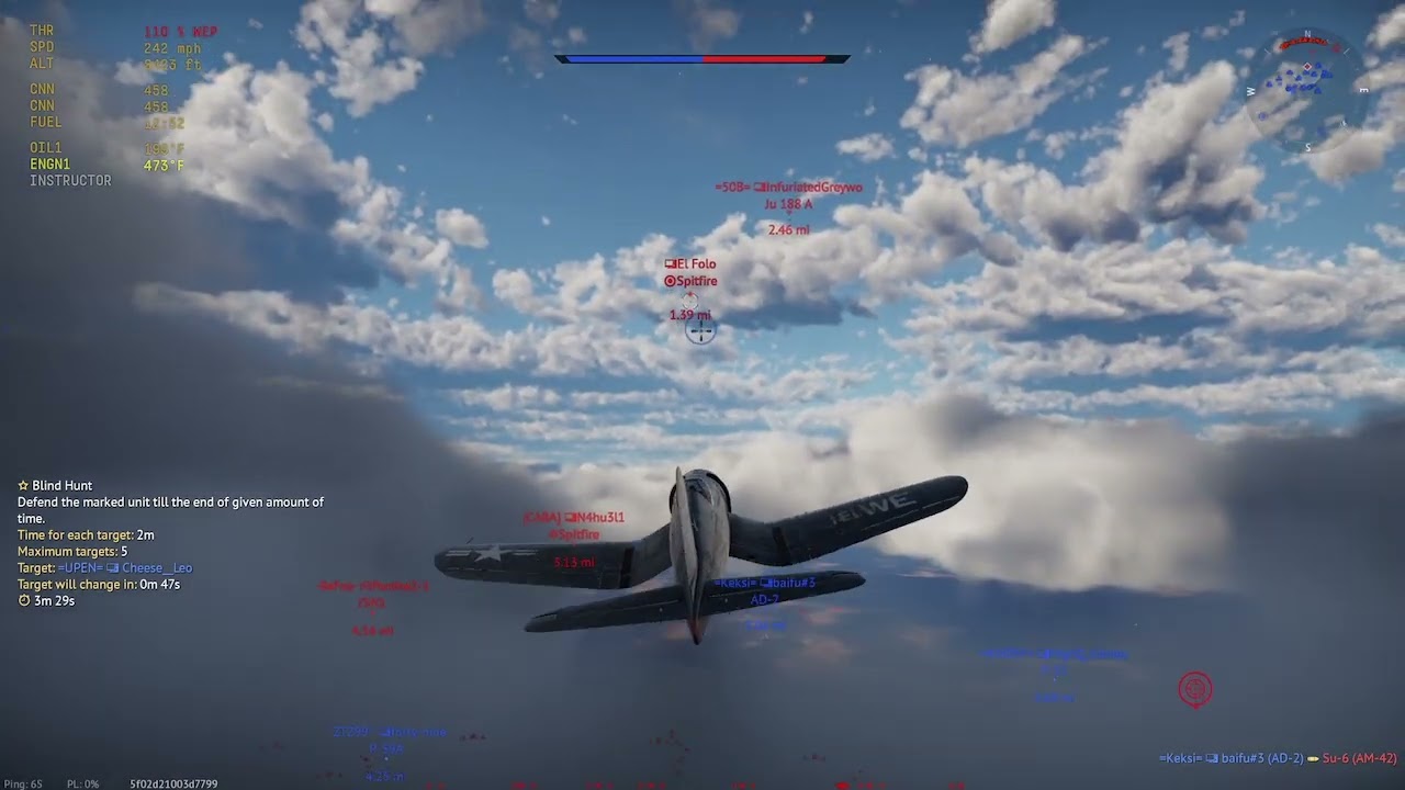 Warthunder F4u 4b corsair 3k 