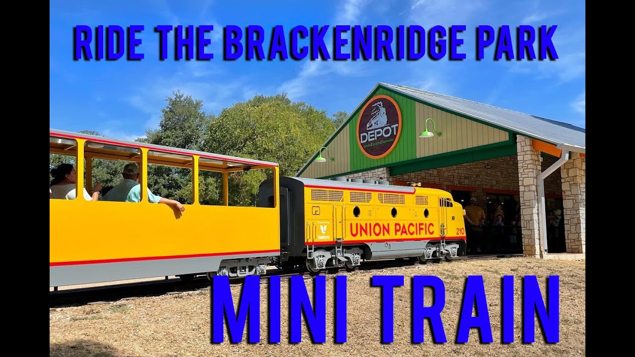 Riding The Brackenridge Park Mini Train San Antonio Texas