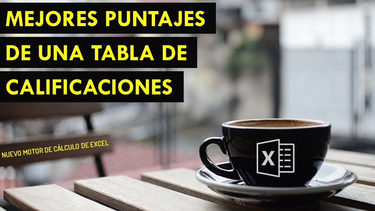 Posicionar los 3 mejores puntajes de una tabla de calificaciones