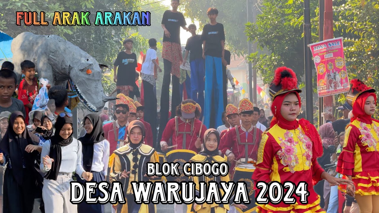 Full Arak Arakan WARUJAYA 2024 Imtihan MTs Raudatul Tolibin Blok Cibogo Desa Warujaya Depok Cirebon